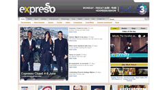 Desktop Screenshot of expressoshow.com