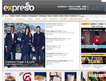 Tablet Screenshot of expressoshow.com